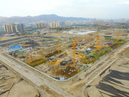 蘭州恒大山水城項(xiàng)目D、E地塊土石方工程施工